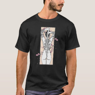 Camiseta Cenário de Cultura Samurai Japonês Vintage Sakura 