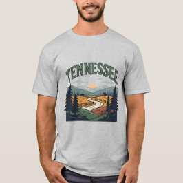 Camiseta Cenário de Paisagem do Tennessee