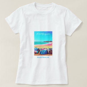 Camiseta Cenário de viagem da Austrália Port Macquarie NS