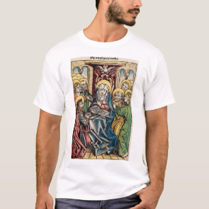 Camiseta Cenário do Pentecostes após Páscoa domingo