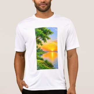 Camiseta Cenário do Rio ao Nascer do Sol