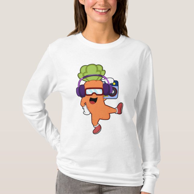 Camiseta Cenário em Música com Fone de Ouvido (Frente)