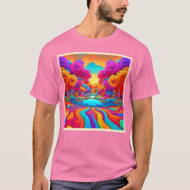 Camiseta Cenário Fantástico Colorido