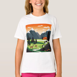 Camiseta Cenário montanhoso pitoresco