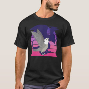 Camiseta Cenário Retro Eu Dragão Eu Gritando Cinzas de rost