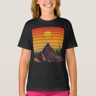 CAMISETA CENÁRIOS DE MONTANHA DE VINTAGENS NATURAIS