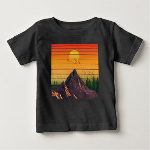 CAMISETA CENÁRIOS DE MONTANHA DE VINTAGENS NATURAIS