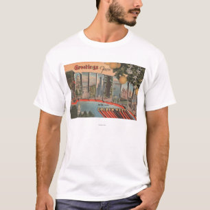 Camiseta Cenas da letra de Califórnia (oeste dourado)