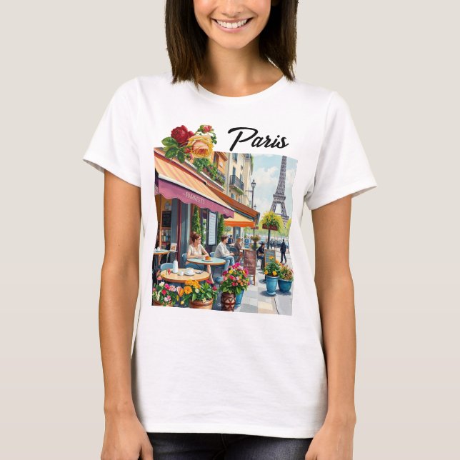 Camiseta Cênica do Café de Paris Encantadora (Frente)