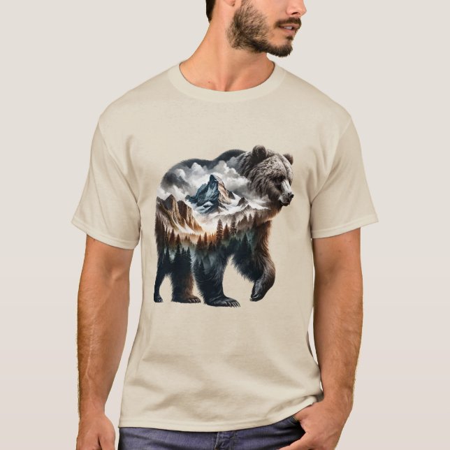 Camiseta Cênica do País dos Ursos (Frente)