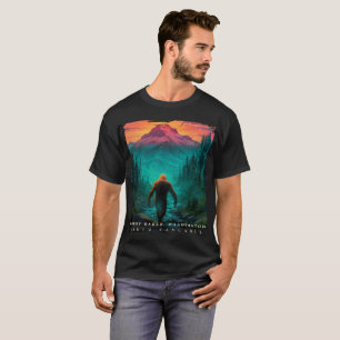Camiseta Cênica Sasquatch de Mount Baker Washingto