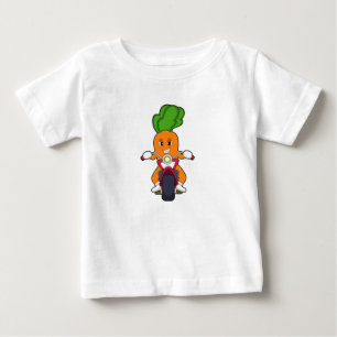 Camiseta Cenoura como Biker com motocicleta.PNG