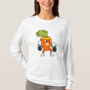 Camiseta Cenoura em Malhação com Dumbbels