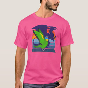 Camiseta Cenoura I Dragão Alado I Amazo Alado Laranja