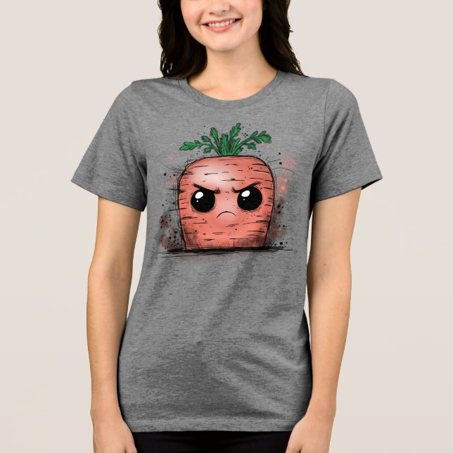 Camiseta Cenoura Mal-humorada (Frente)