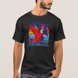 Camiseta Cenoura Retro Eu Dragão Eu Gritando Maca-Escarlate