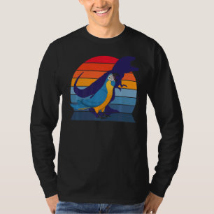 Camiseta Cenoura Retro I Tyrannosaurus Rex I Blue throp M