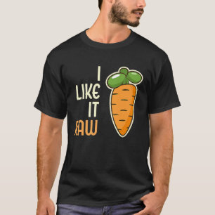 Camiseta Cenoura Vegetal Eu Gosto Dela Estilo De Vida Bruto