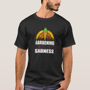 Camiseta Cenouras Alegres de Citação de Jardinagem