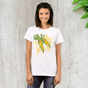 Camiseta Cenouras recém-cultivadas