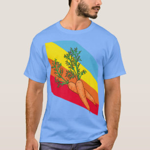 Camiseta Cenouras Vegetais Comidas Vegan Vegetarian 313