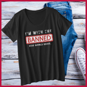Camiseta Censura de Livros Banidos Estou com a Banida