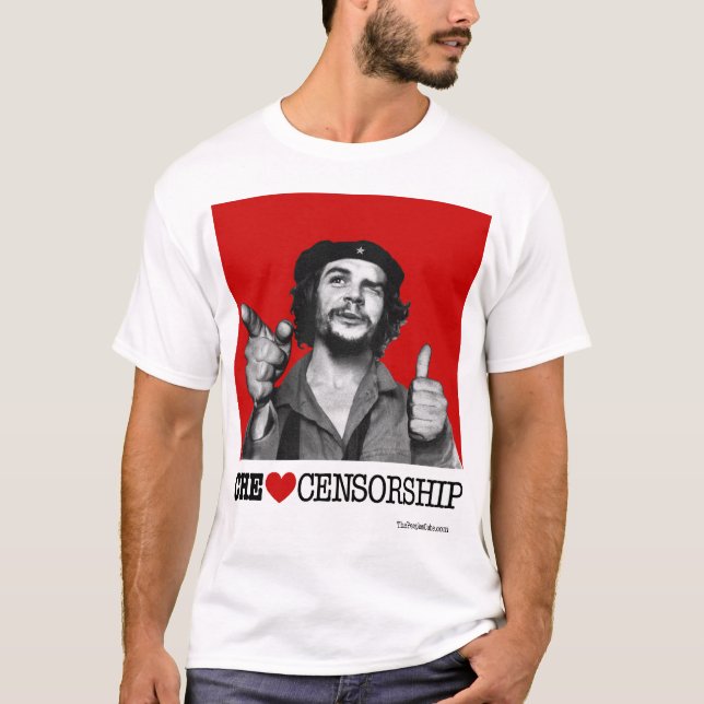 Camiseta Censura do coração de Che (Frente)