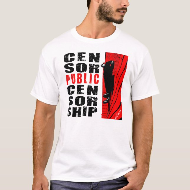 Camiseta Censura pública (Frente)