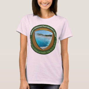 Camiseta centenário Yellowstone do parque naciona