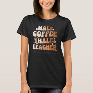 Camiseta Centenas de Centros de Ensino de Metade de Café