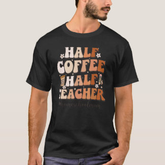 Camiseta Centenas de Centros de Ensino de Metade de Café