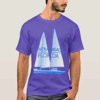 Camiseta Central Beach Florida Coastal Nautical Sailing Sai
