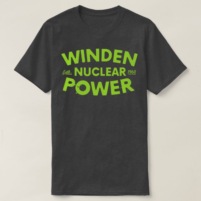 Camiseta Central nuclear de Winden (Frente do Design)