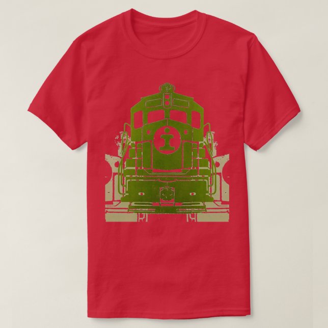 Camiseta Central Railroad Vintage Illinois Central (Frente do Design)