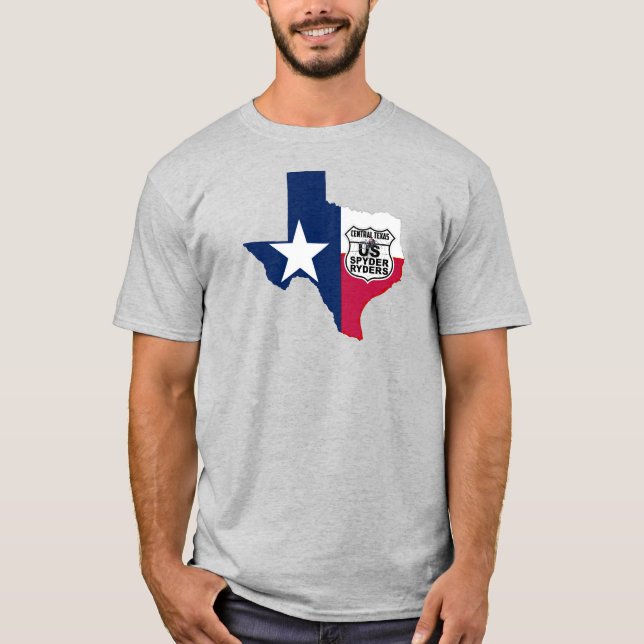 Camiseta Central Texas Chapter - State Texas RWB (Frente)