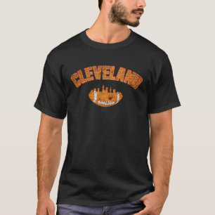 Camiseta Centro Cleveland City Skyline Fans Vint