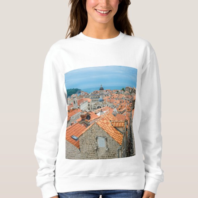 Camiseta Centro da cidade de Dubrovnik (Frente)