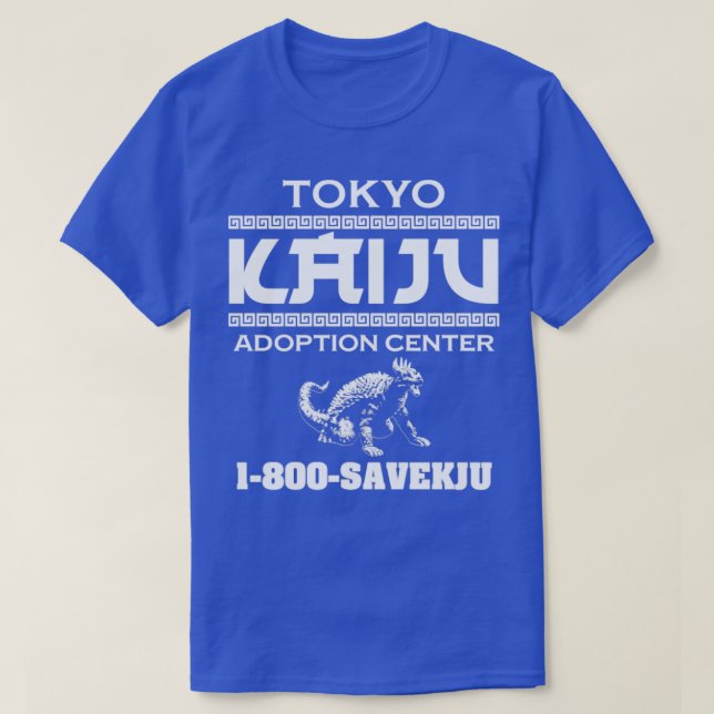 CAMISETA CENTRO DE ADOÇÃO DE ANGUIRUS KAIJU (Frente do Design)