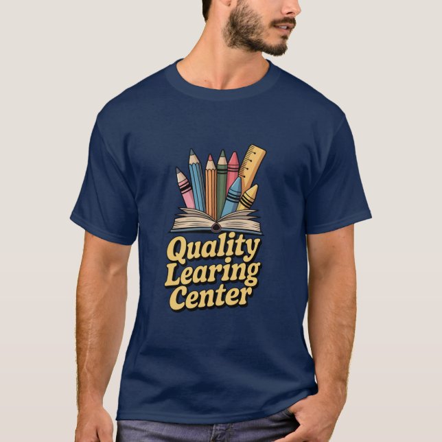 Camiseta Centro de Aprendizagem de Qualidade Fraude em Crec (Frente)