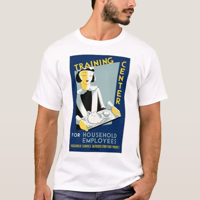 Camiseta Centro de Formação para Empregados Domésticos (Frente)