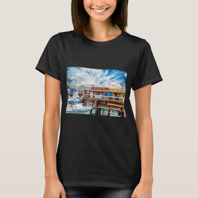 Camiseta Centro de Observação de Baleias da Baía de Montere (Frente)