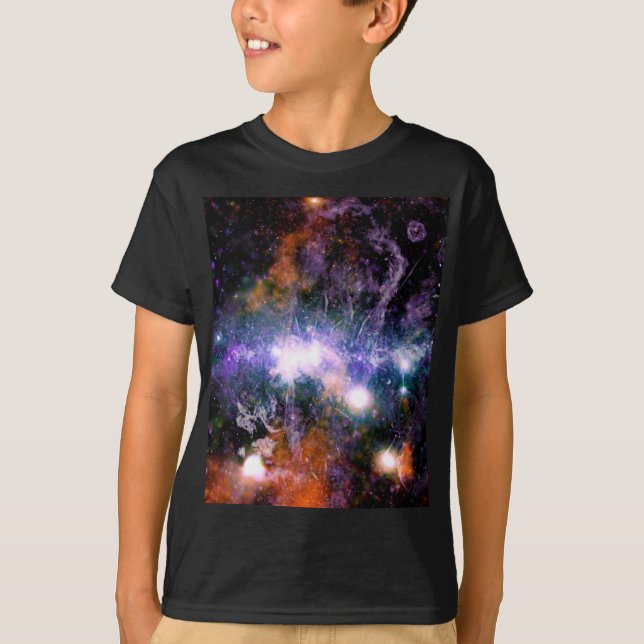Camiseta Centro Galáctico da Via Látea Galaxy X-Ray Hubble (Frente)