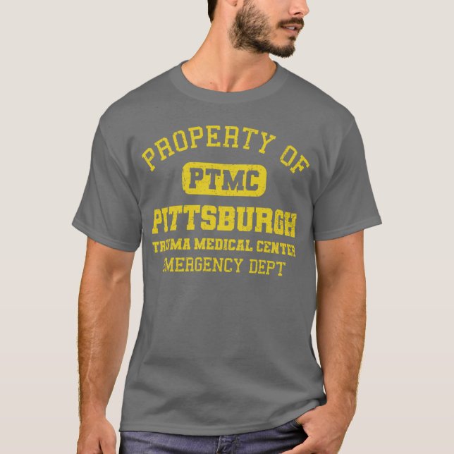 Camiseta Centro Médico de trauma de Pittsburgh menino (Frente)