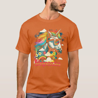 Camiseta Centro Rainbow Unicorn