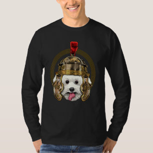 Camiseta Centurião Bichon Frise Roma Antiga Império Romano