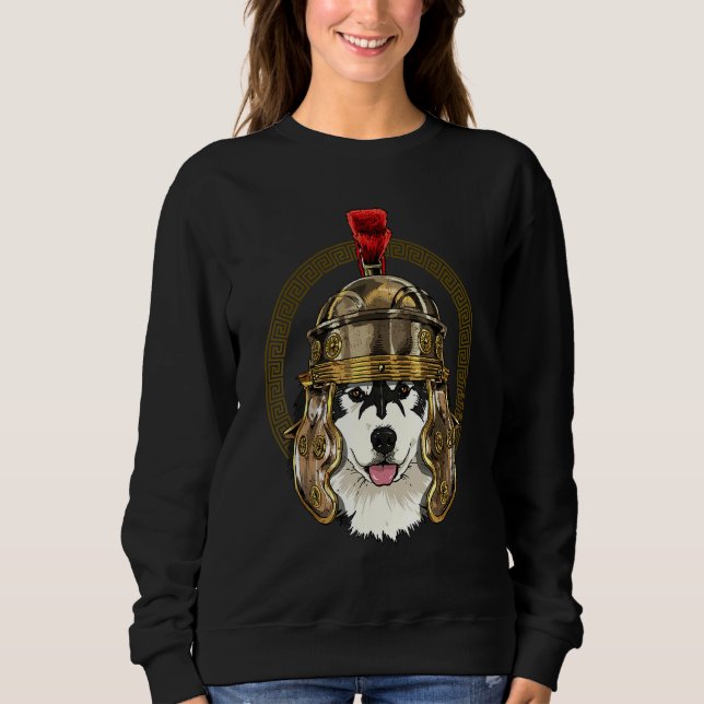 Camiseta Centurion Alaskan Malamute Ancient Rome Roman Empi (Frente)