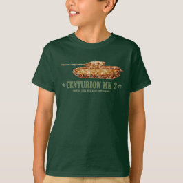 Camiseta Centurion MK 3 Tanque britânico MBT da Guerra Fria