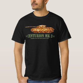 Camiseta Centurion MK 3 Tanque britânico MBT da Guerra Fria