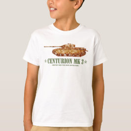 Camiseta Centurion MK 3 Tanque britânico MBT da Guerra Fria