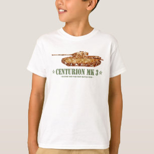 Camiseta Centurion MK 3 Tanque britânico MBT da Guerra Fria